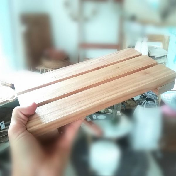 base madera larga